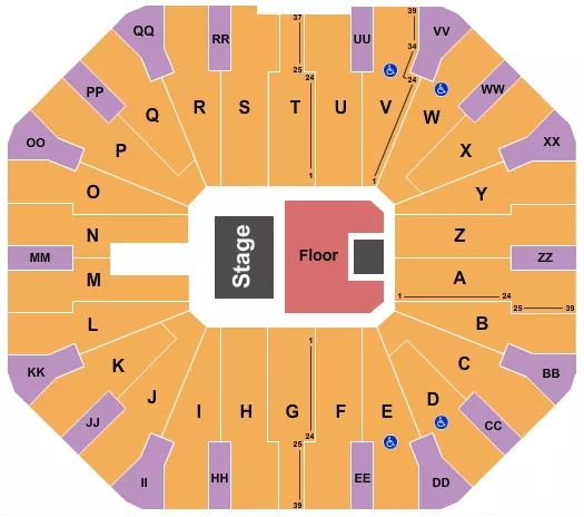 Don Haskins Center Seating Chart